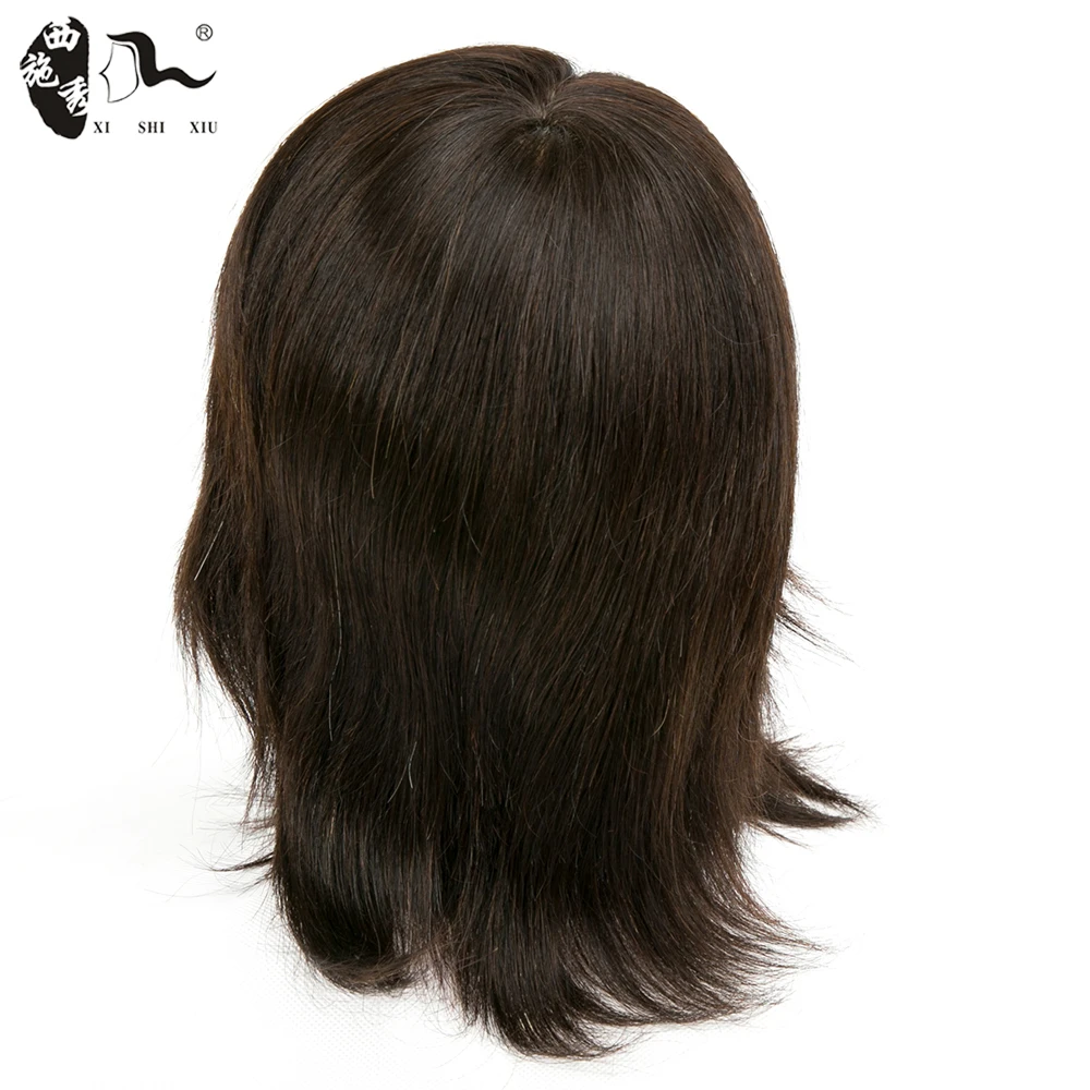 XISHIXIUHAIR BRAND Factory wholesale 100% human hair male training mannequin head with beard