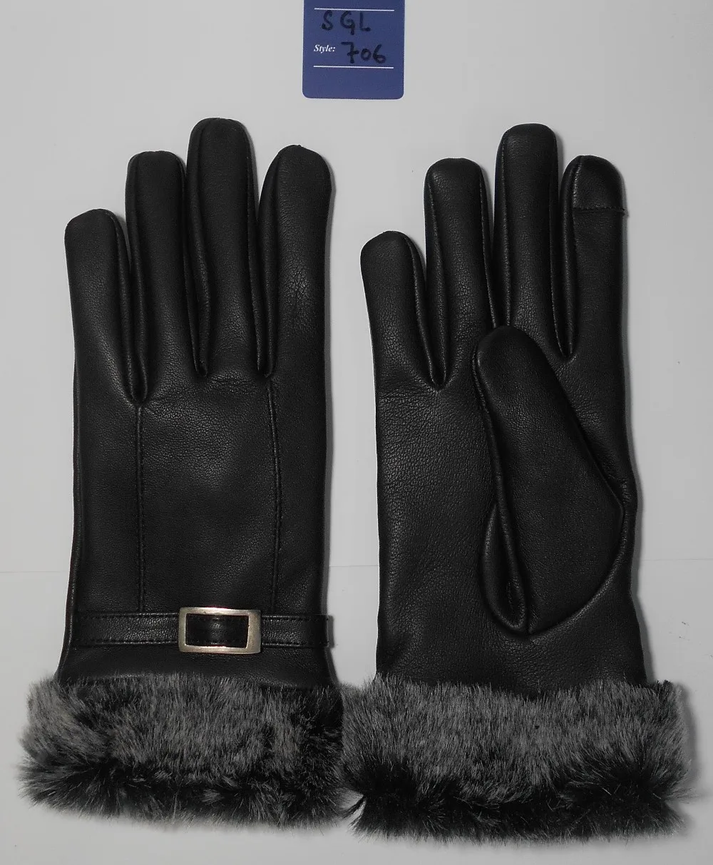 Ladies Fleece Fined New Design Fashion Gloves - Buy Fashion Gloves ...