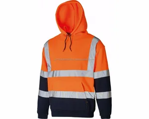 Wholesale orange navy blue hi viz hoodie safety hoodie best selling work wear hoodie safety winter clothing Wholesale orange navy blue hi viz hoodie safety hoodie best selling work wear hoodie safety winter clothing
