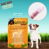Budle Budle Ecoland Dog & Cat Finger Toothbrush Set of 2pcs For Large Small Dogs Puppies Cats Kittens Most Pets Soft Silicon