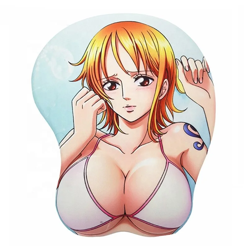 

High cost performance custom sexy silicone material 3d boob full photos gel mouse pad