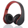 Wireless Headphone: Volume Control, FM Radio, Microphone, microSD Reader, USB Charging, Foldable, Soft Material, Various Colors