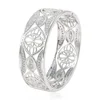 51465-indian fashion jewelry wholesale big wide copper silver color bangles designs
