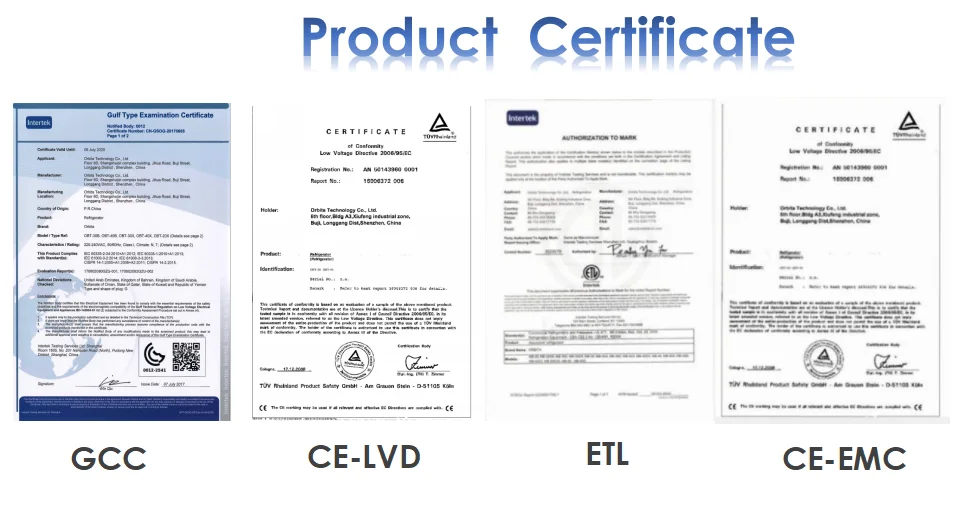 Orbita 30/40/60L Silent Cheap Ammonia Smart Glass Door Absorption Mini Fridge Electronic Refrigerators Systems Hotel Minibar