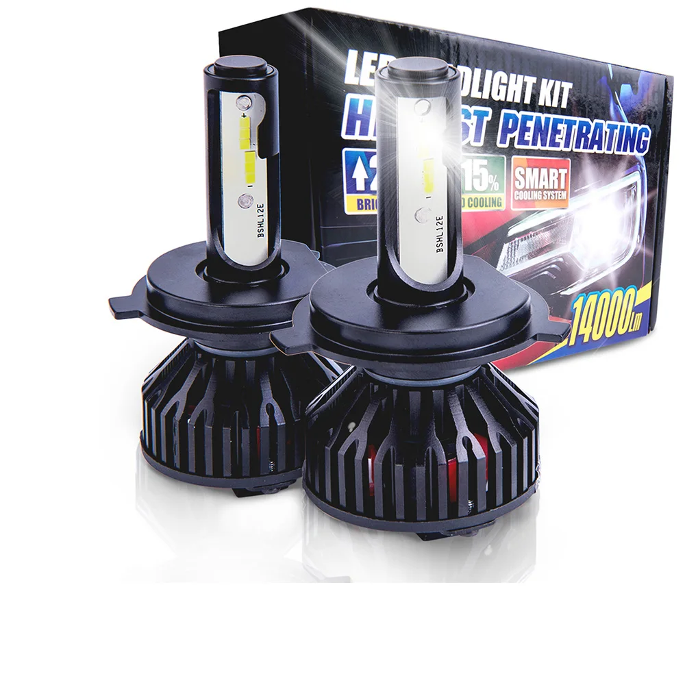 Fanless H4 Headlight motorcycle led headlight