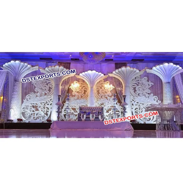 Pakistani Muslim Wedding Stage Decoration Latest Design Wedding