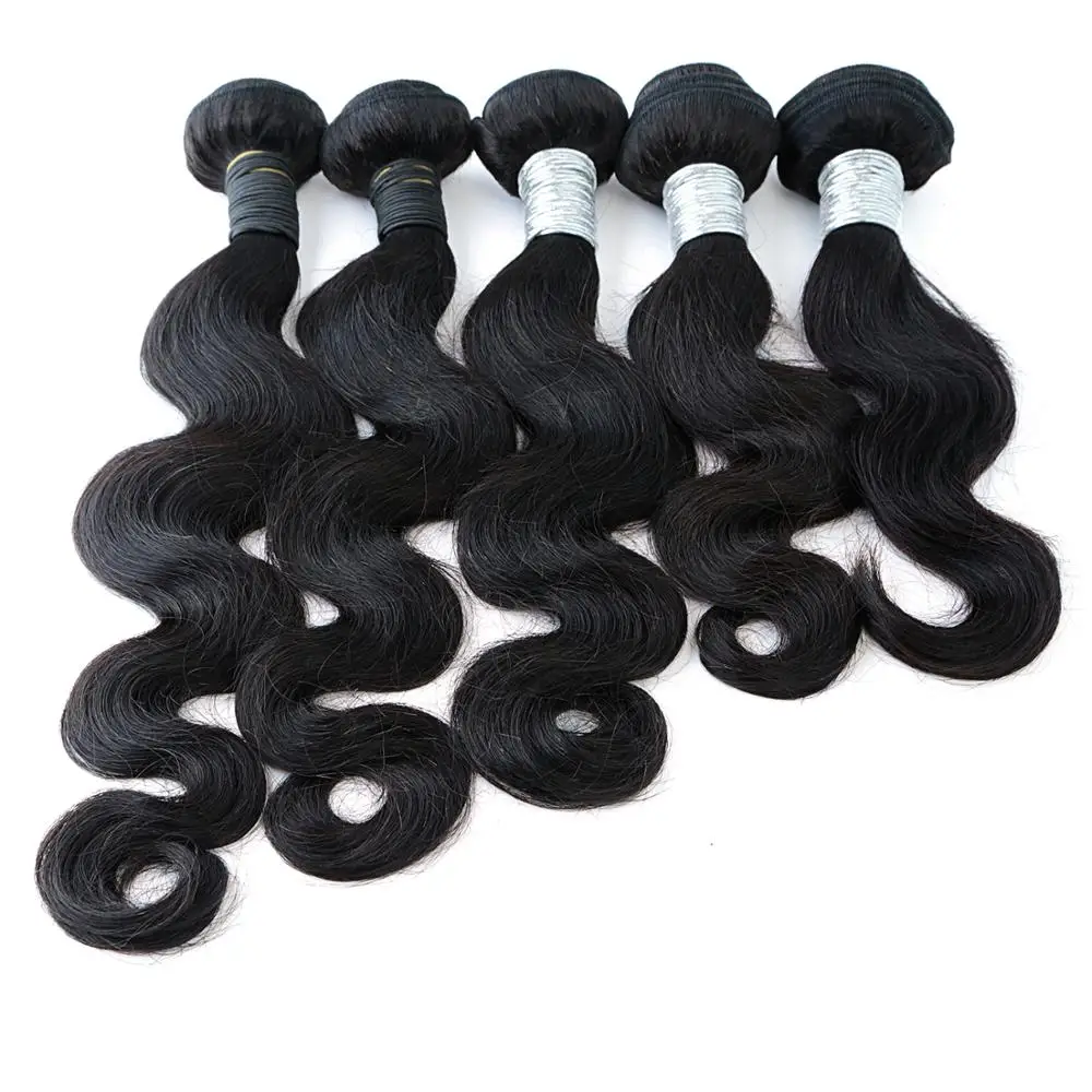 

16" Virgin Hair Indian Wholesale Body Wave 100% Human Hair Indian Hair Bundle