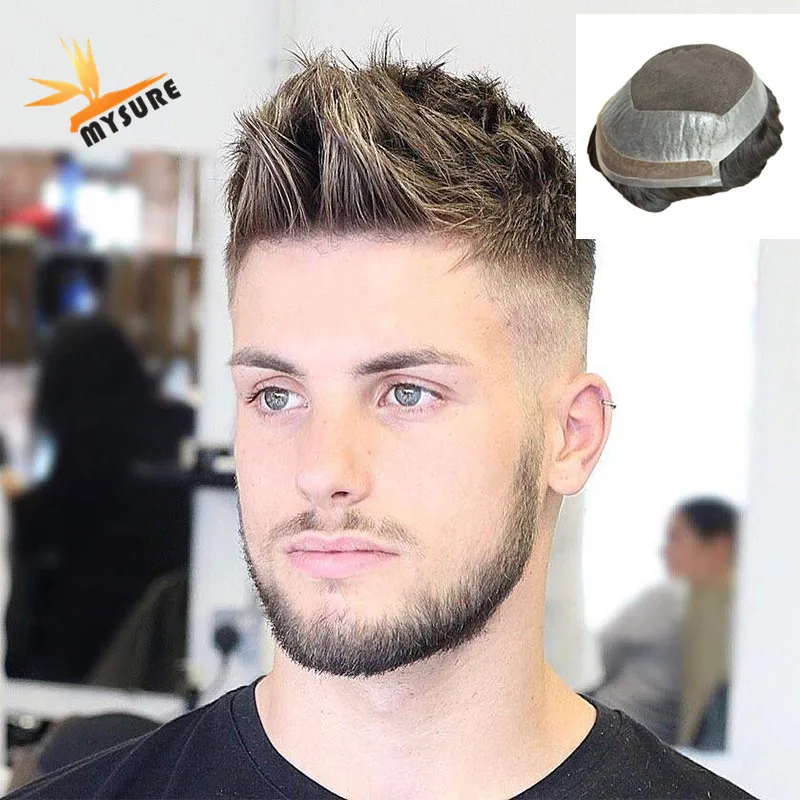 

hair for men toupee with gray glue afro toupee permanent toupee