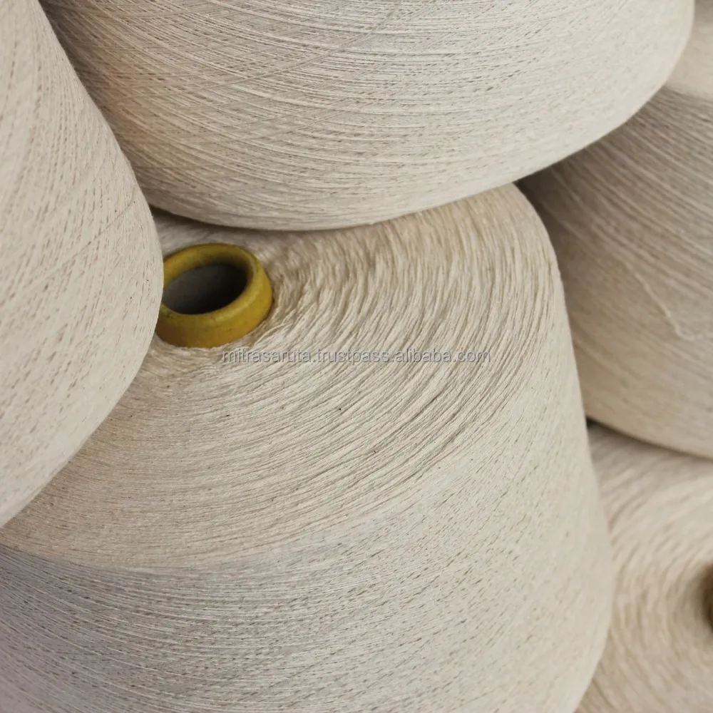 NE 20/1 100% Cotton Regenerated Raw White Yarn for Knitting