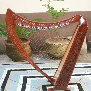 36弦ケルト彫刻ハープ ローズウッドアイリッシュハープ Buy 36 Strings Celtic Engraved Harp Rosewood Irish Harp 36 String Harp Product On Alibaba Com