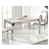 Good looking long square dining table with high quality