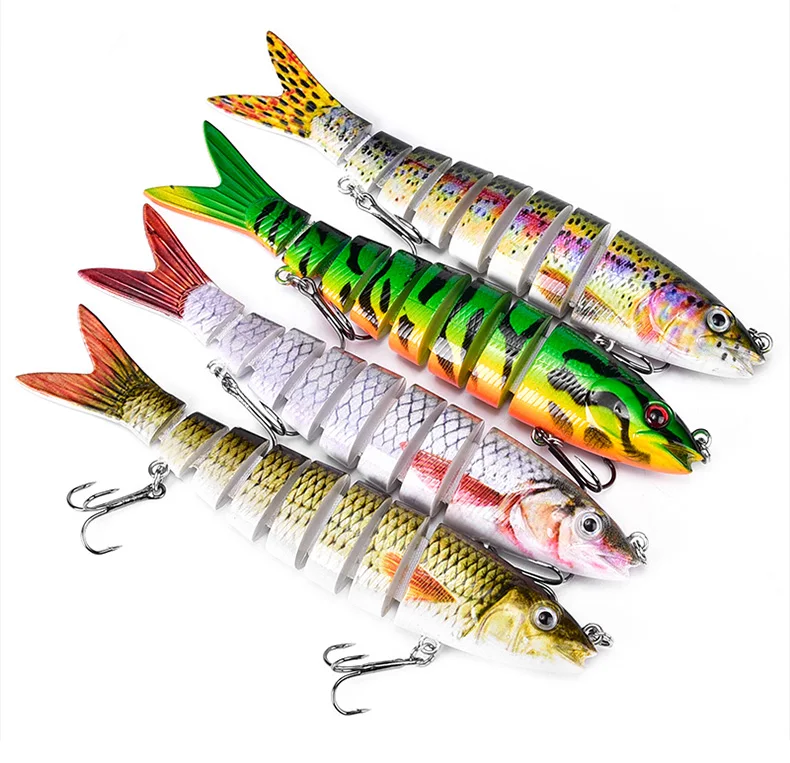 

Wholesale 8 Sections Lures Fishing Swim Baits For Sea Fishing, Hard Plastic Jointed Fishing Lure Biat Manufacture