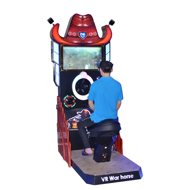 

virtual reality horse simulation rides shooting HTC headset