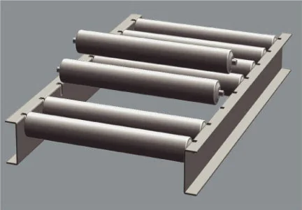 Heavy duty carbon steel v groove conveyor roller