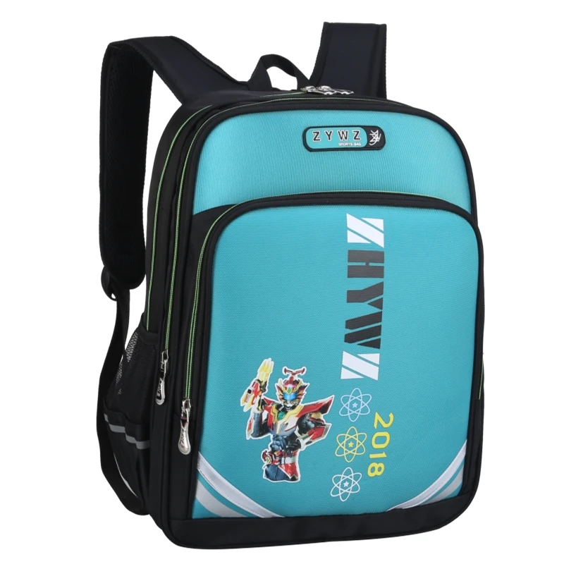 

Hot selling waterproof nylon korean style school bags trendy backpack, Rose red,blue, dark blue, or customized