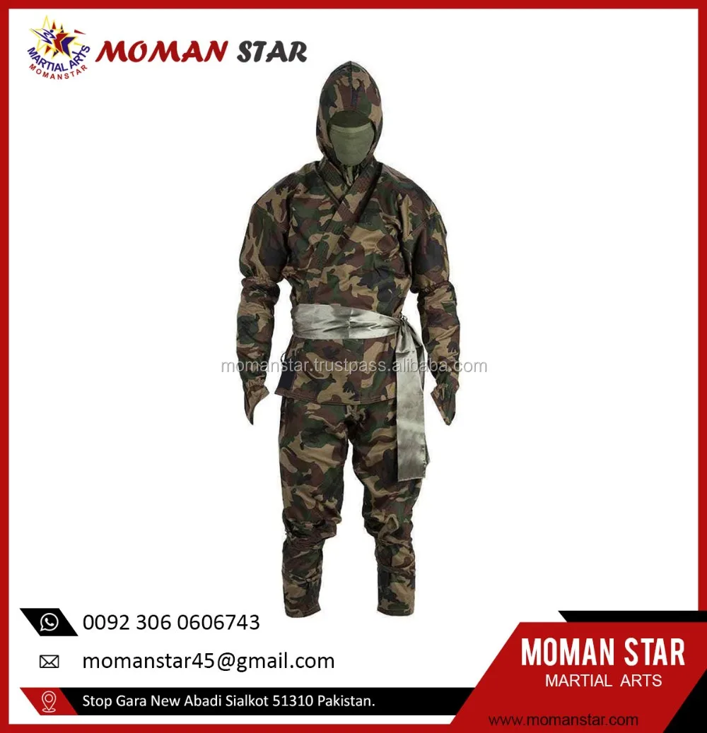 Real Ninja Uniform 14oz Ninja Gear Professional Camo Printed Ninja Suits Buy Real Ninja