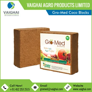Coir Pith Blocks For Nursery Suppliers Low Ec Coco Peat Coir Pith Blocks For Nursery Suppliers