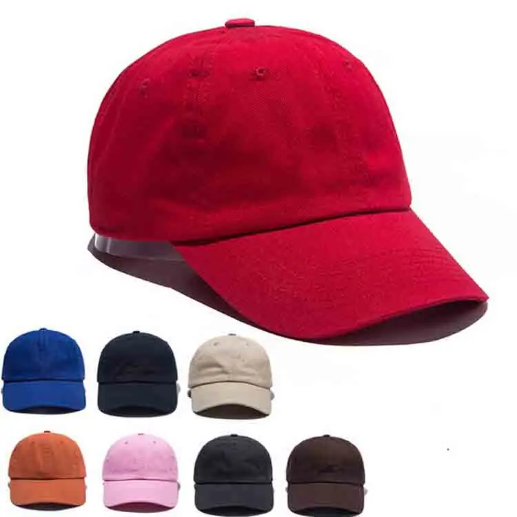 Hot Sale Metal Buckle Blank Multi Color 6 Panel Baseball Hats 100% ...