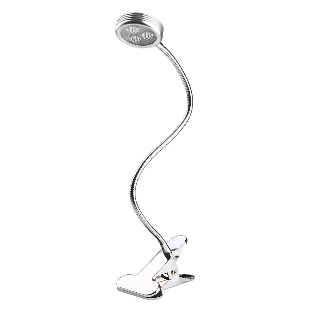 energy-efficient led clamp lamp reading light flexible led book