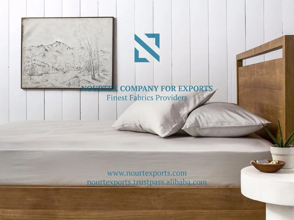 
High Quality Egyptian Cotton Luxury Shrink-Resistant Bed Sheets Soft 
