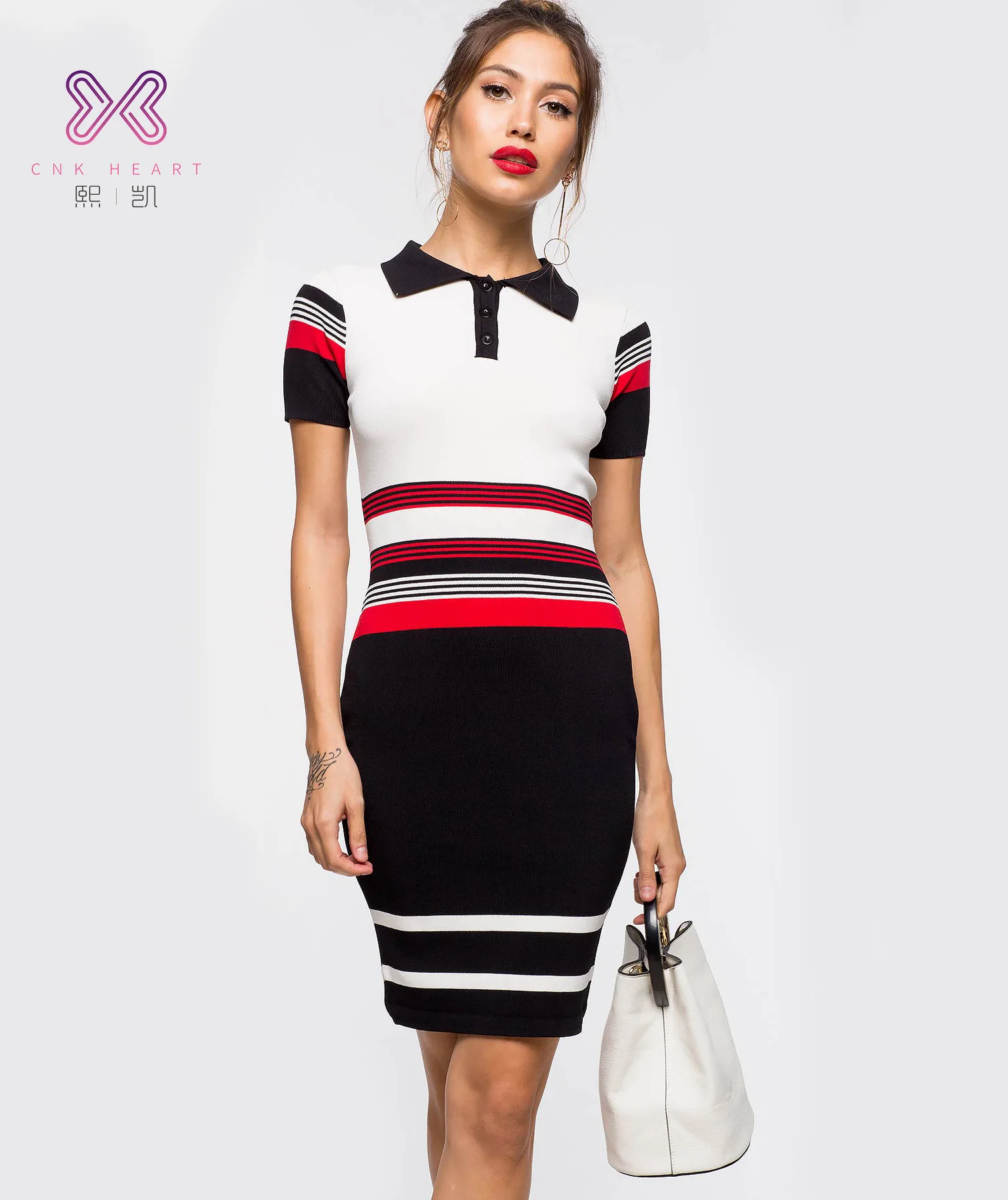 bodycon polo dress