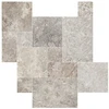 Silver Travertine Turkey French Pattern Set