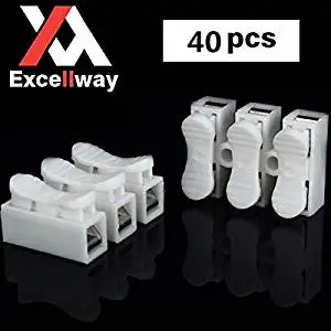 Excellway CH3 Quick Wire Connector Terminal Block Spring Connector LED Strip Light Wire Connector