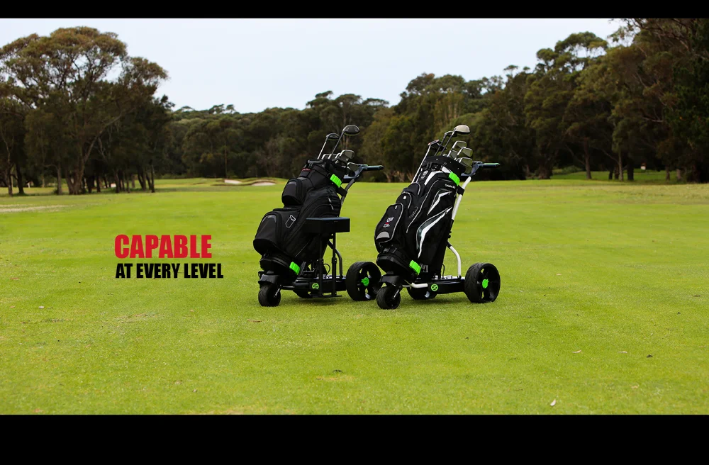 
Amphibian Fully Waterproof & Full Suspension Electric Golf Trolley 
