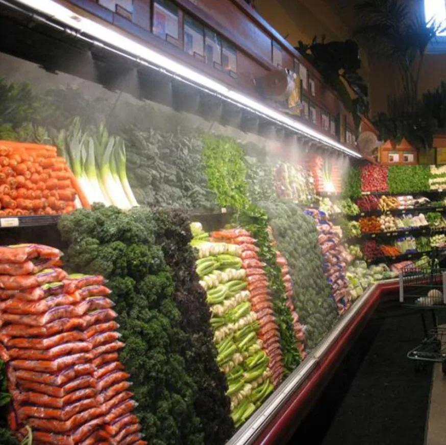 Low Pressure Misting Kit System For Fruit And Vegetable Preservation