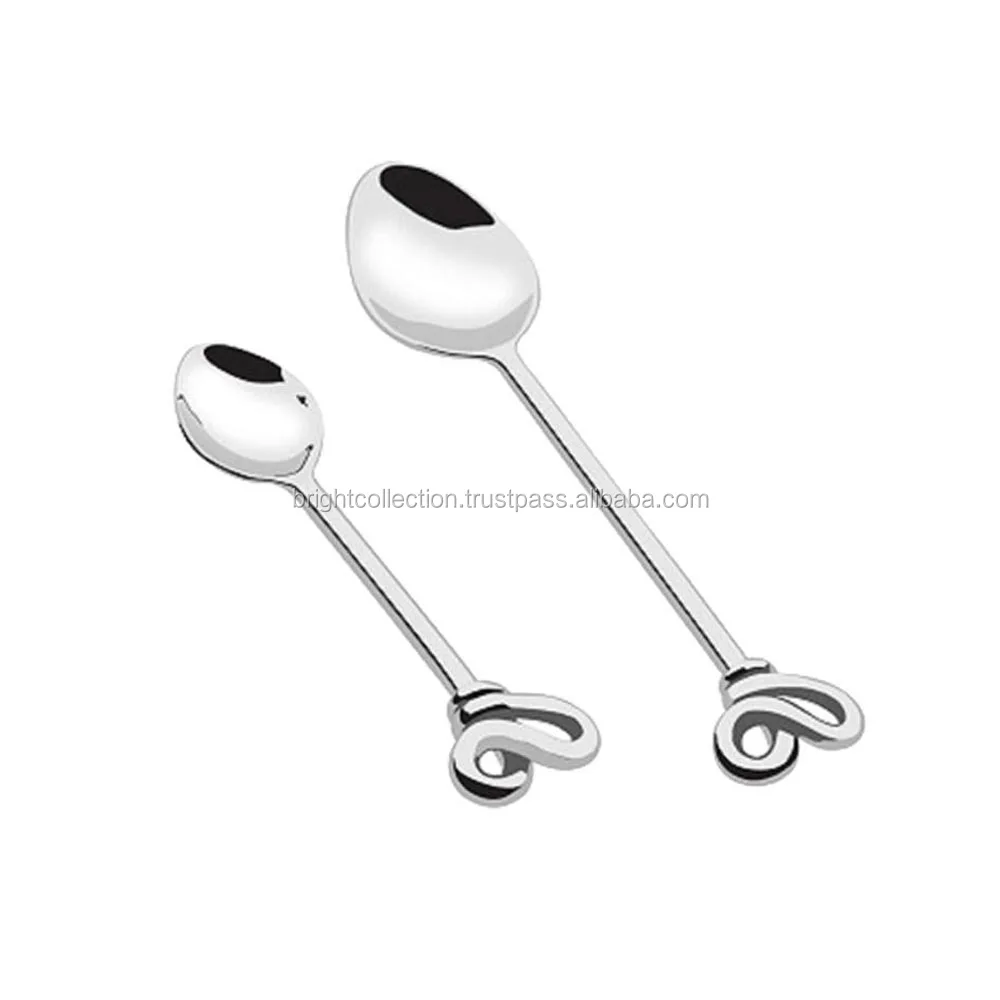 Gold Silverware Salad Server Spoon Set Wedding Gold Plated Spoon Salad ...