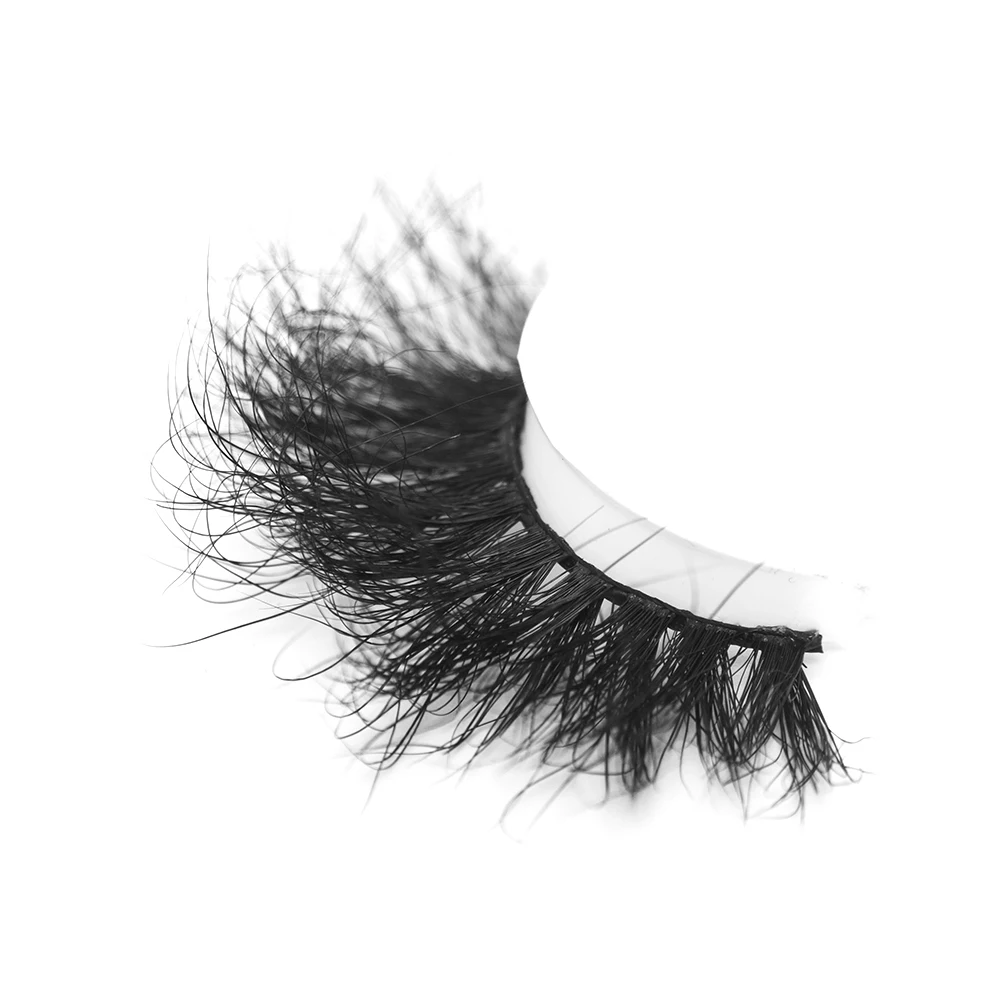 

wholesale lashes 3d eyelashes for retailer 25mm real siberian mink lashes, Black