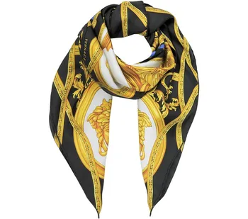 yellow silk scarf