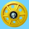 molding and machine making customized design different plastic material in choose pulley wheels with bearings
