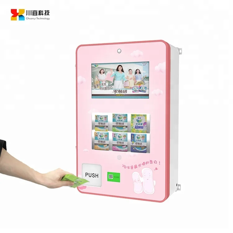 Sanitary Napkin Cotton Tampons Vending Machine Put In Toilet For Woman Urgently Use Buy Cotton