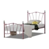 2019 Elsa Bed with Glitter Effect Metal Modern Bed Base