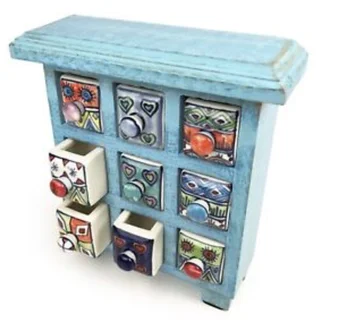 wooden craft drawers