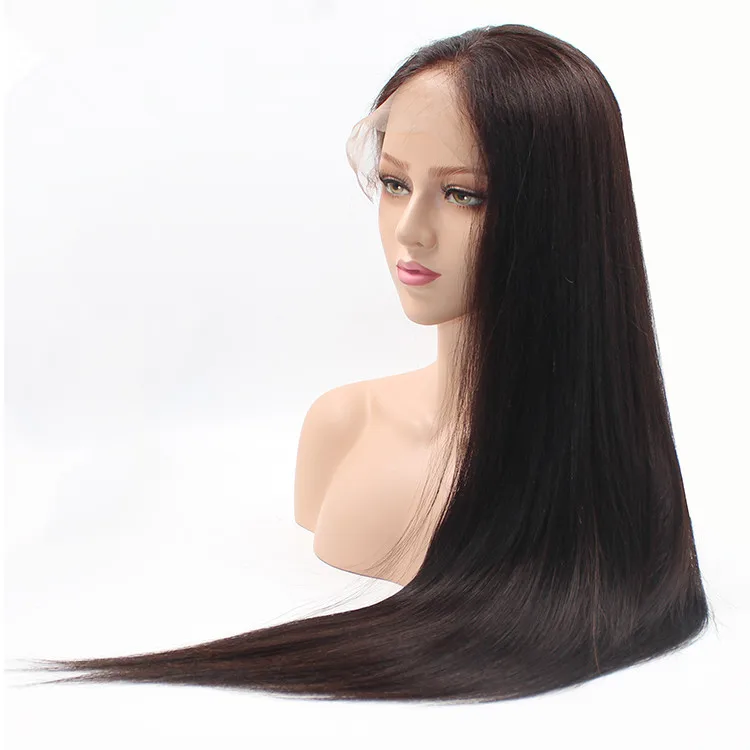 

Fast shipping raw unprocessed human virgin all textures 360 lace frontal wig