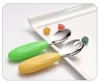 304 stainless steel Baby Smooth Edge Fork Spoon Set safe for kids