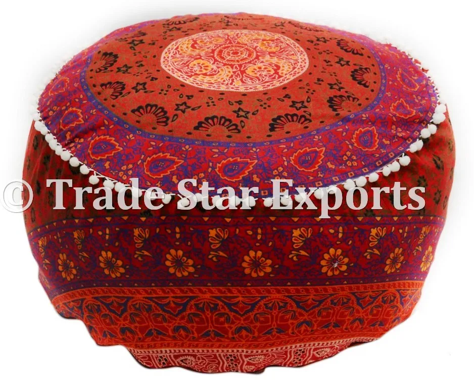 Indian Mandala Tapestry Pouffe Covers Sitting Puffs Storage Stool Pouf Ottoman Indian Mandala Tapestry Pouffe Covers Sitting Puffs Storage Stool Pouf Ottoman