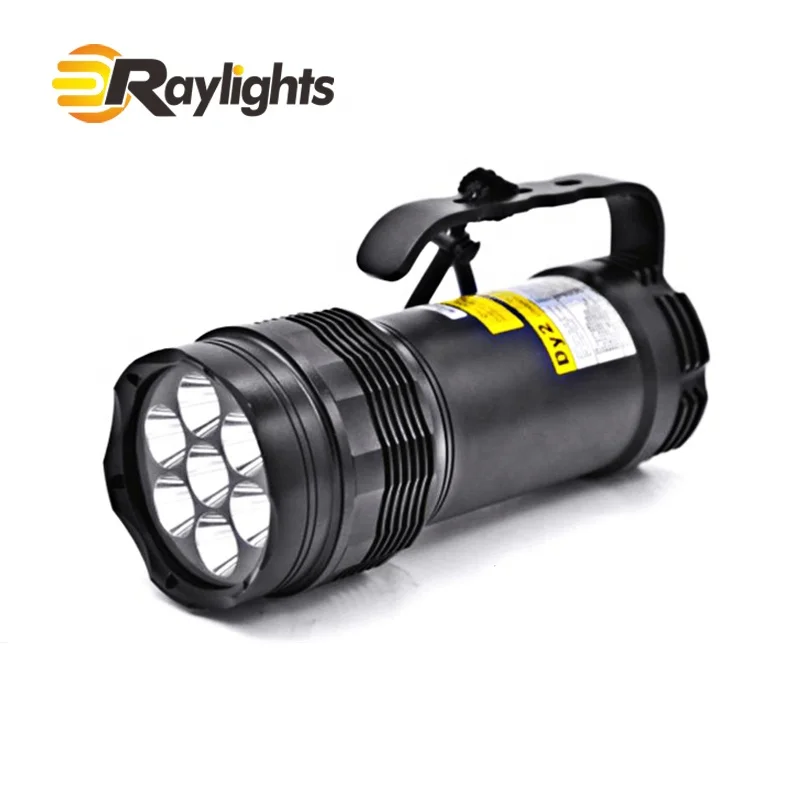 

Newest aluminum over 4500 lumens rechargeable led diving flashlight