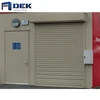 Automatic control motorized windproof roller shutter door