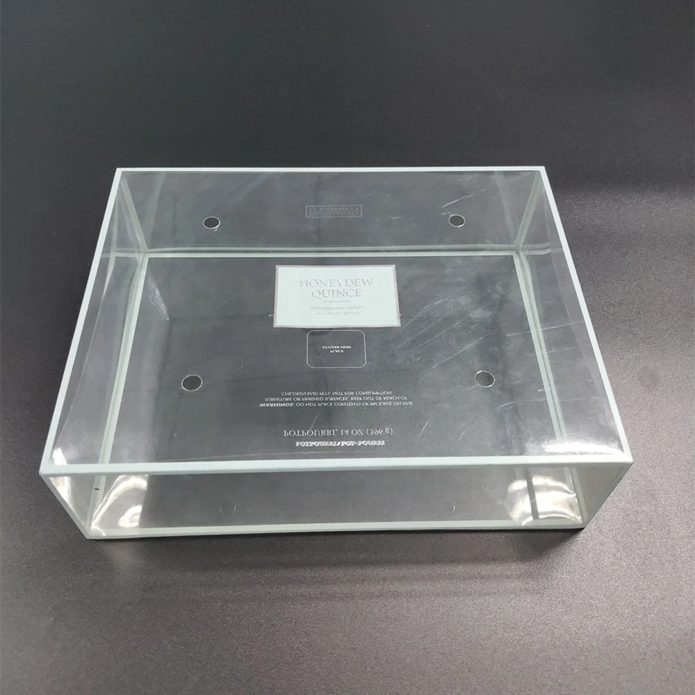 SQUARE CLEAR ACRYLIC GEM BOXES 50 QTY 