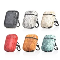 

Fashion design PU leather portable protective cover carrying case for apple earpod case