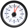 52 mm 12v LED Backlight White Face Red Needle Car Clock