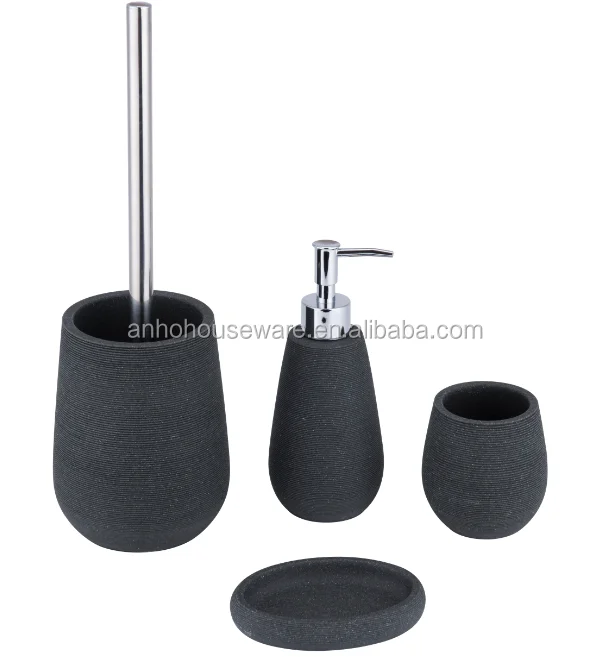 Creative 4pcs/set Polyresin Bathroom Accessories Bathroom Set Buy