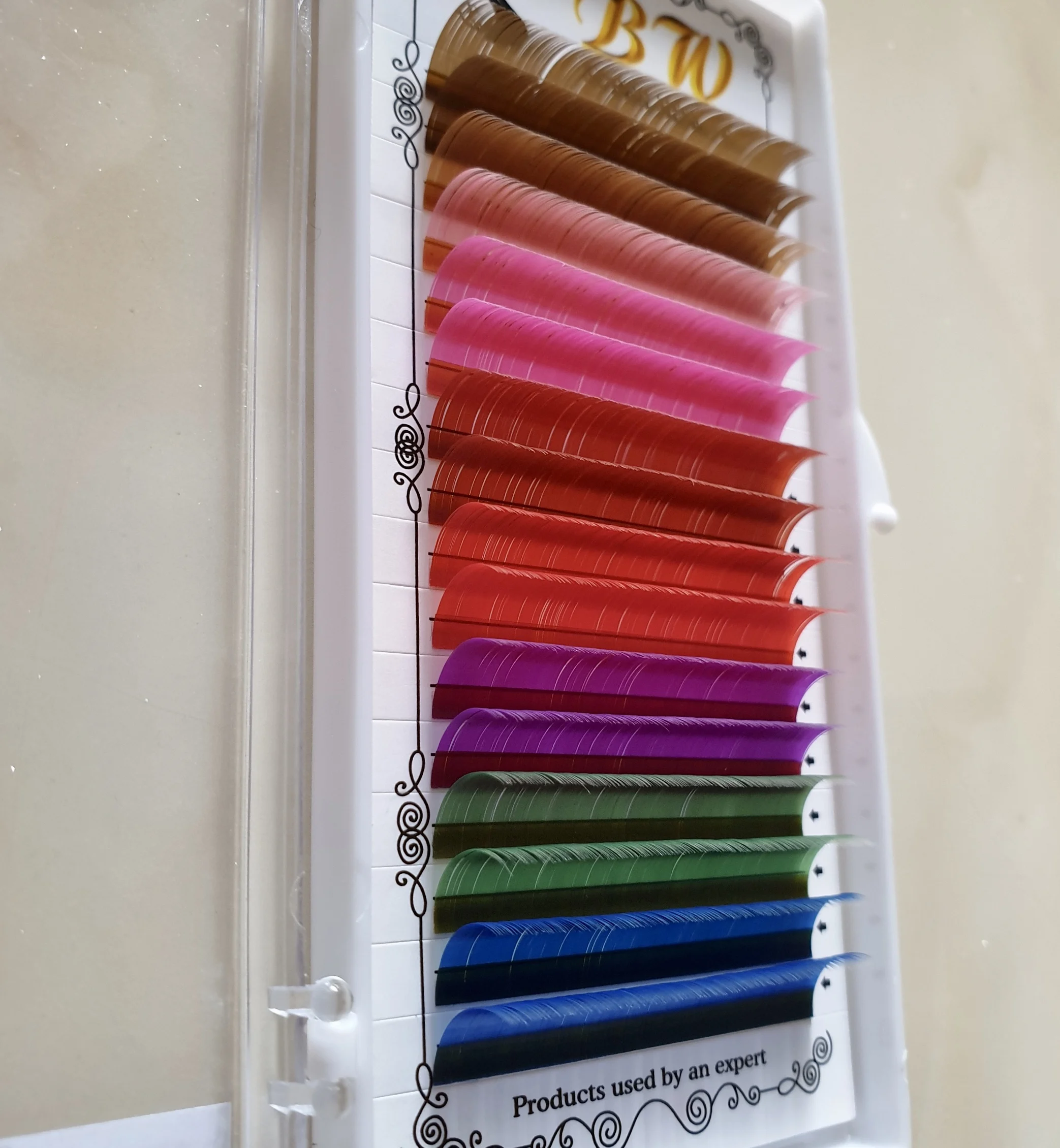 
TOP QUALITY 2 tone colors eyelashes extension Korea of the manufacturing in Vietnam.OEM/ODM 