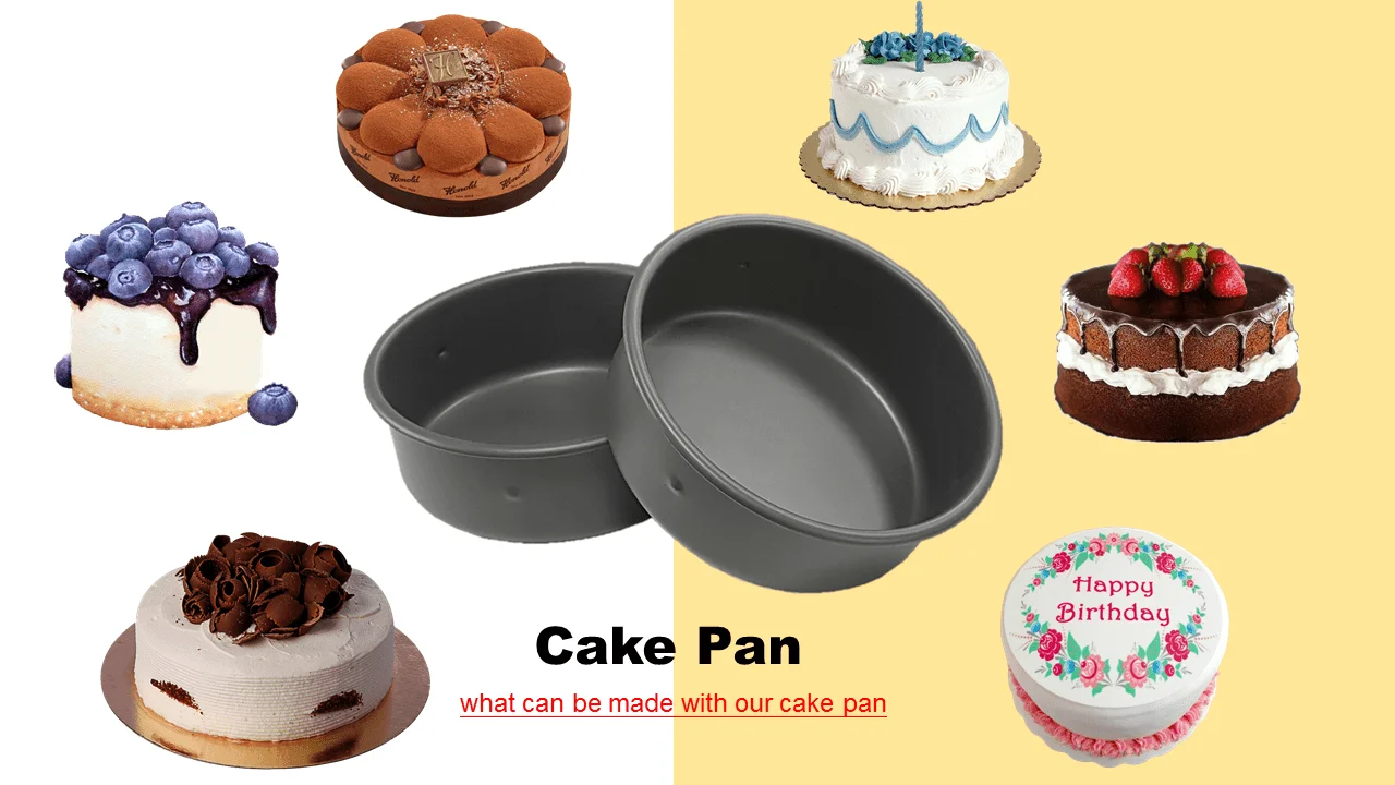 Cake Mould Aluminum Alloy Deep Round Pan 6 14 Inch Cake Pan Non Stick