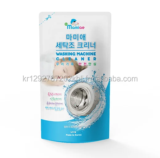 
Factory hot sale korean pouche 400g clothes Remove the Washing Machine Cleaner 