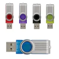 

most popular swivel mini metal and plastic usb flash drive gift for Kingston