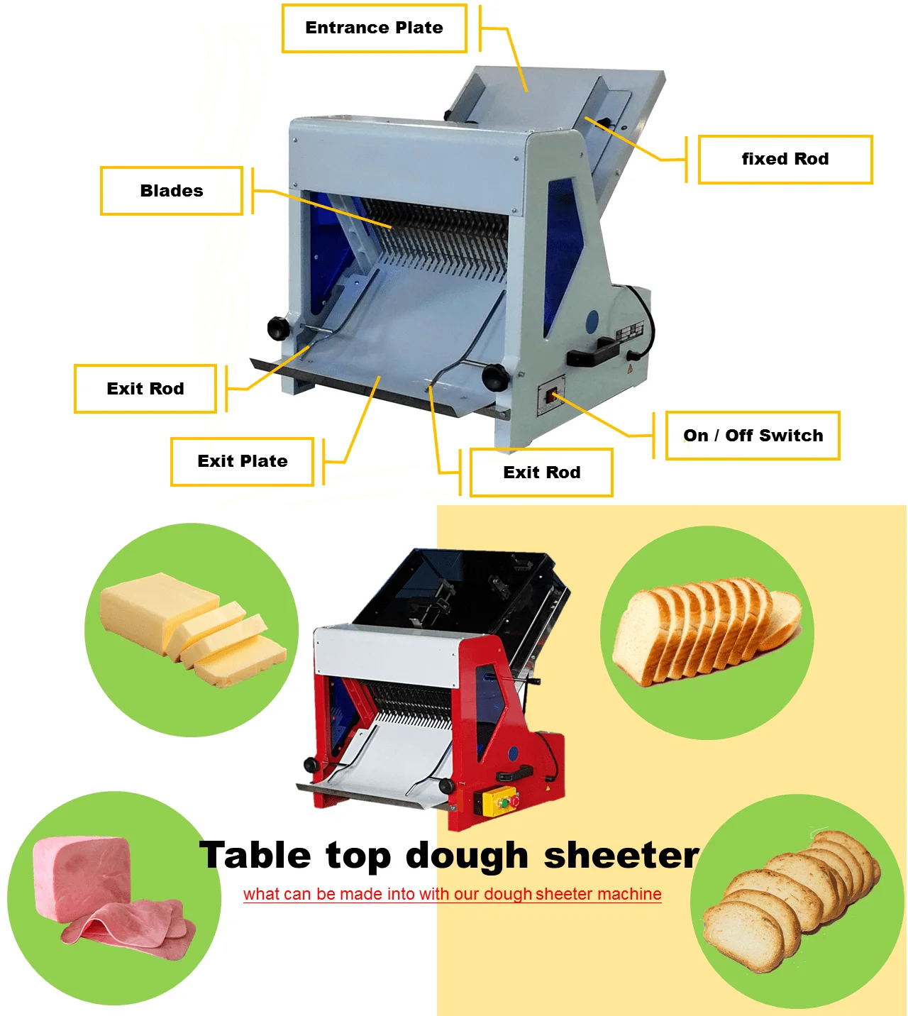 Bread slicer - Electric - 13mm - Maxima